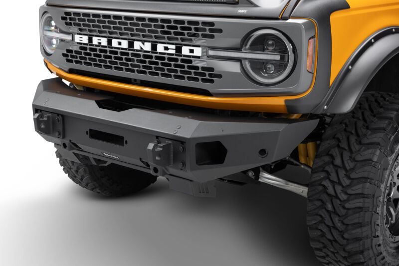 Ford Bronco Bumper - Front - Go Rhino - Winch Ready Trailline Full Width - Textured Black - `21-`26